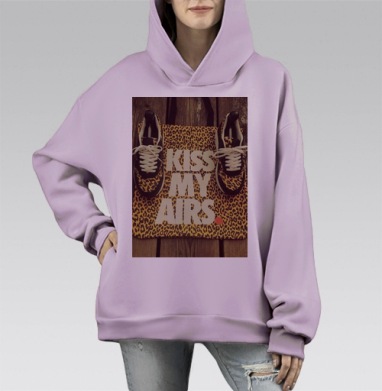 Самоделка, Hoodie Mono Fiolet, оверсайз, утепленная