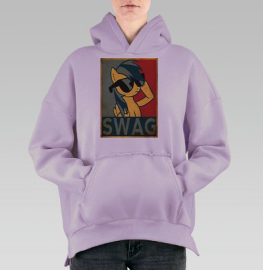 Самоделка, Hoodie Oversize Fiolet, утепленная