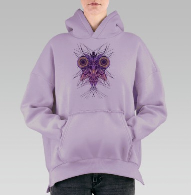 Sva4, Hoodie Oversize Fiolet, утепленная