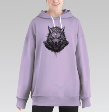 Тёмный оборотень, Hoodie Long Oversize Fiolet