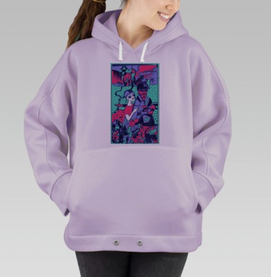 В приключение, Hoodie Oversize Fiolet