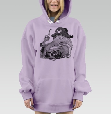 Ветеран, Hoodie Mjhigh Dig Mel, Fiolet, утепленная