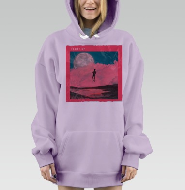 Взлетай, Hoodie Mjhigh Dig Mel, Fiolet, утепленная