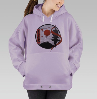 Хлопок одной ладони, Hoodie Oversize Fiolet