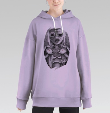 Йоланди, Hoodie Long Oversize Fiolet