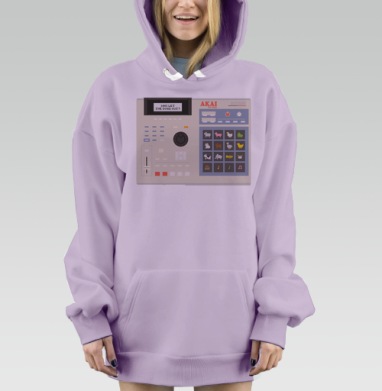 AKAI MPC for kids, Hoodie Mjhigh Dig Mel, Fiolet, утепленная