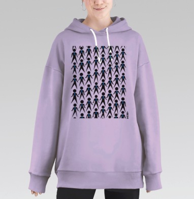 Aндрей Бартенев #1, Hoodie Long Oversize Fiolet