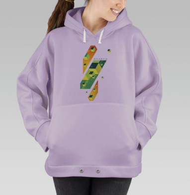 Atlantis, Hoodie Oversize Fiolet