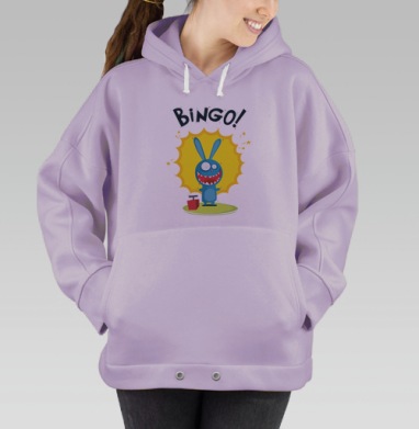 Bingo, Hoodie Oversize Fiolet