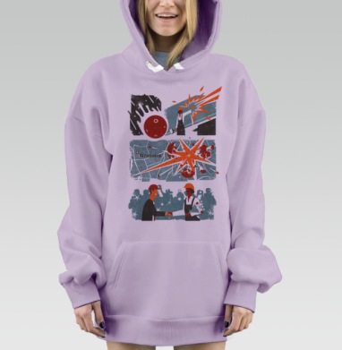 Челябинск, Hoodie Mjhigh Dig Mel, Fiolet, утепленная