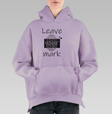 Цифровая личная идентичность монохромный акцент на черном фоне, Hoodie Oversize Fiolet, утепленная