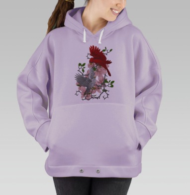 Fight!, Hoodie Oversize Fiolet