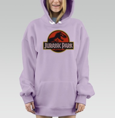 Jurassic Park Парк Юрского Периода, Hoodie Mjhigh Dig Mel, Fiolet, утепленная