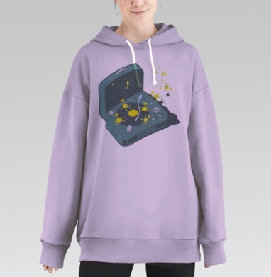 Кружаццо диски, Hoodie Long Oversize Fiolet
