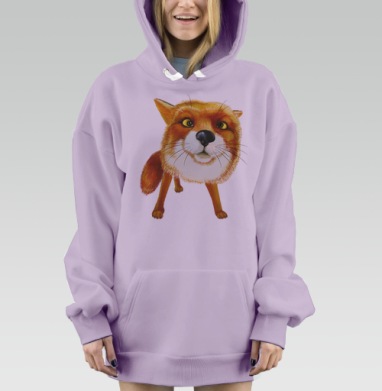 Лисяка удивляка, Hoodie Mjhigh Dig Mel, Fiolet, утепленная