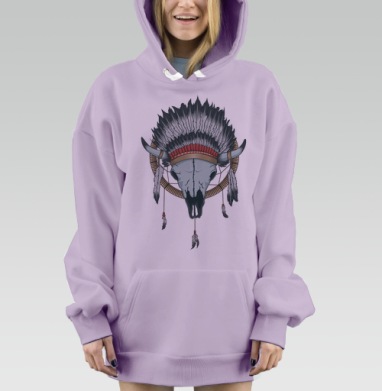 Ловец снов, Hoodie Mjhigh Dig Mel, Fiolet, утепленная