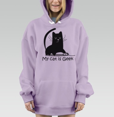 My cat is Geek - Магазин футболок ToyFish - Дизайнерские принты
