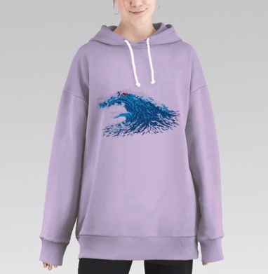 На холке Левиафана, Hoodie Long Oversize Fiolet