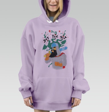 Невский, Hoodie Mjhigh Dig Mel, Fiolet, утепленная