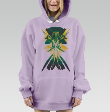 Oct, Hoodie Mjhigh Dig Mel, Fiolet, утепленная
