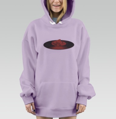 ПОЛНОЕ ПОГРУЖЕНИЕ, Hoodie Mjhigh Dig Mel, Fiolet, утепленная