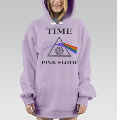 Преобразование света через время с часами Pink Floyd, Hoodie Mjhigh Dig Mel, Fiolet, утепленная