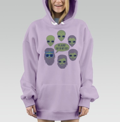 Пришельцы, Hoodie Mjhigh Dig Mel, Fiolet, утепленная