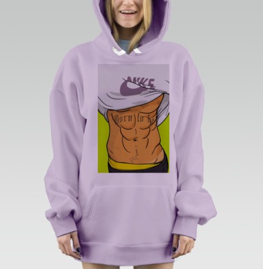 Самоделка, Hoodie Mjhigh Dig Mel, Fiolet, утепленная