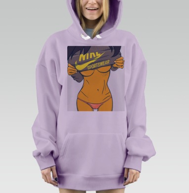 Самоделка, Hoodie Mjhigh Dig Mel, Fiolet, утепленная