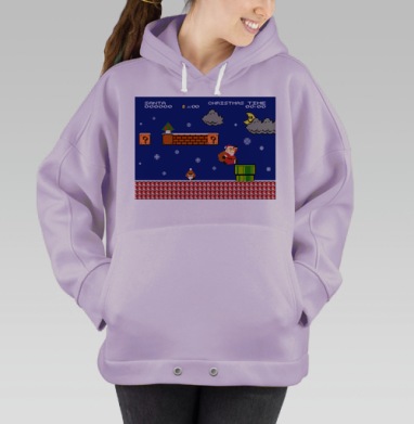 Santa Mario, Hoodie Oversize Fiolet