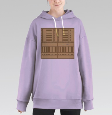 Шитье Творческий Процесс Точность рукоделия, Hoodie Long Oversize Fiolet