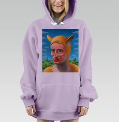 SUNFOX, Hoodie Mjhigh Dig Mel, Fiolet, утепленная