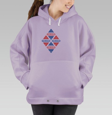 Упаковка Советского Молока В Красных Треугольниках, Hoodie Oversize Fiolet