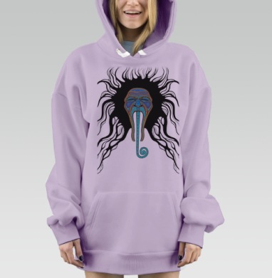 Варган, Hoodie Mjhigh Dig Mel, Fiolet, утепленная