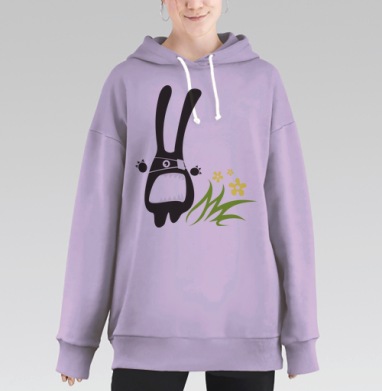 Весеннее обострение, Hoodie Long Oversize Fiolet
