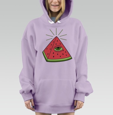 ВСЕ ВИЖУ, Hoodie Mjhigh Dig Mel, Fiolet, утепленная