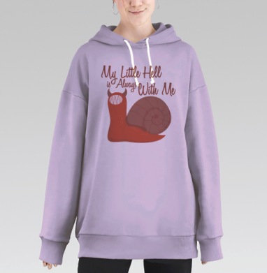 Демон-Улитка, Hoodie Long Oversize Fiolet
