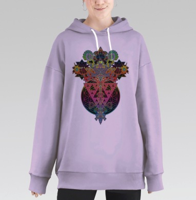 Дерево жизни, Hoodie Long Oversize Fiolet