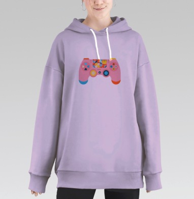 Джойстик, Hoodie Long Oversize Fiolet