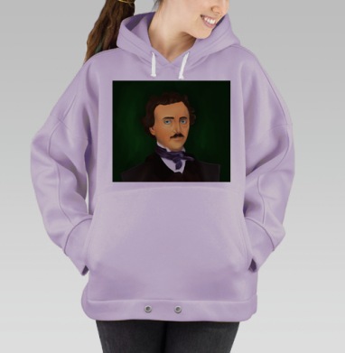 Эдгар Аллан По, Hoodie Oversize Fiolet