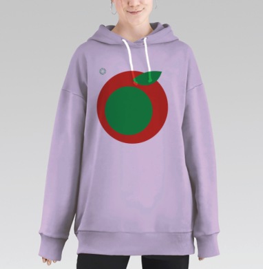 Эко-невидаль два, Hoodie Long Oversize Fiolet