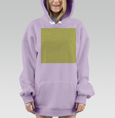 Желтый абстрактный узор с абстрактными линиями лабиринтом, Hoodie Mjhigh Dig Mel, Fiolet, утепленная