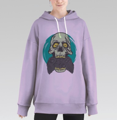 Геймер, Hoodie Long Oversize Fiolet