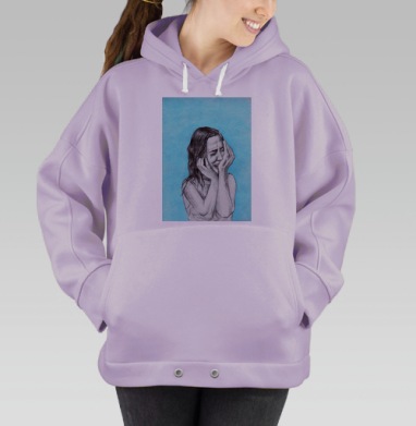 Голубые слёзы, Hoodie Oversize Fiolet