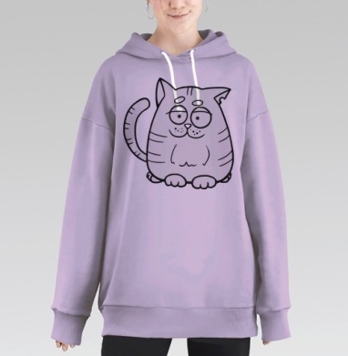 Котик, Hoodie Long Oversize Fiolet