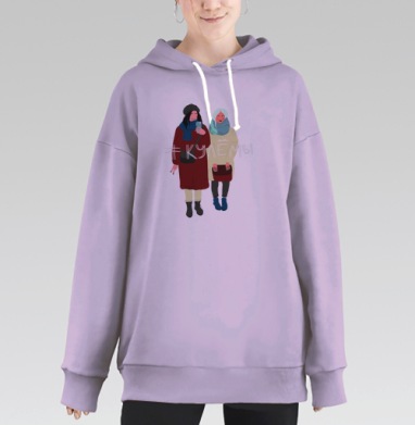Кулёмы, Hoodie Long Oversize Fiolet
