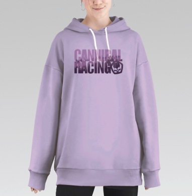 Лес каннибал рейсинг, Hoodie Long Oversize Fiolet