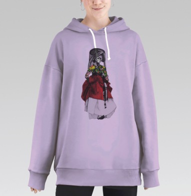 Лиса-кумихо, Hoodie Long Oversize Fiolet