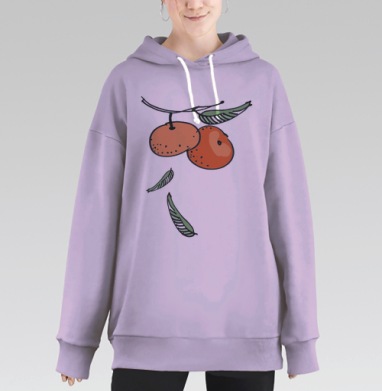 Мандариназ, Hoodie Long Oversize Fiolet