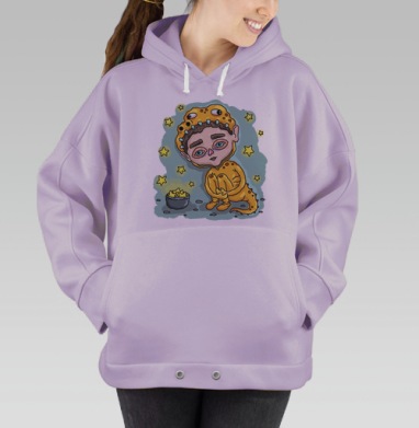 Мечта быть динозавром, Hoodie Oversize Fiolet